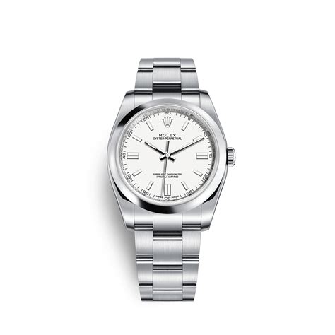 rolex oyster perpetual 36 white